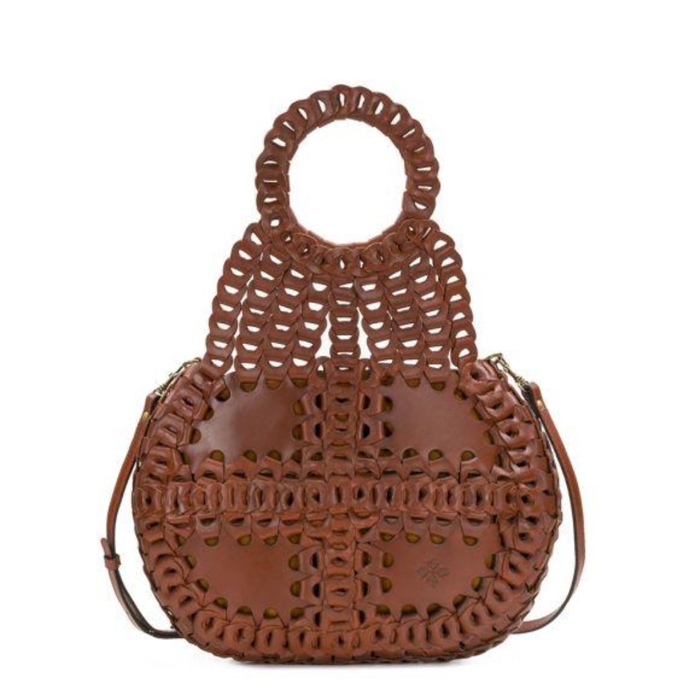 Patricia Nash Pisticci Flapover Crossbody in Chainlink Leather